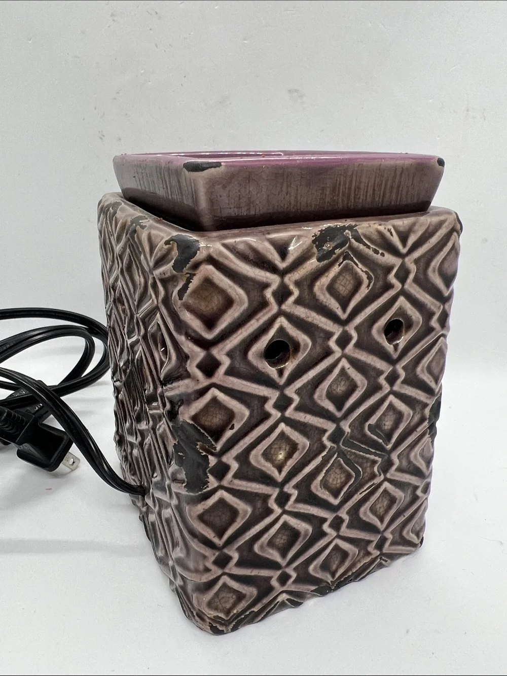 Scentsy Amethyst Full Size Fragrance Wax Warmer Preowned
